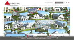 Desktop Screenshot of bessin-pavillons.com